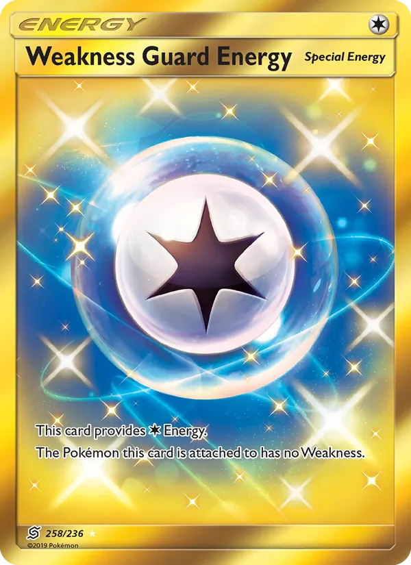 Weakness Guard Energy (Secret) — SM - Unified Minds #258/236