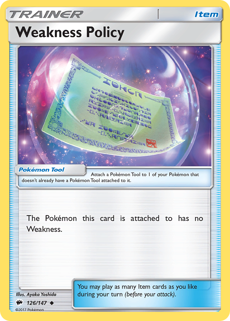 Weakness Policy — SM - Burning Shadows #126/147