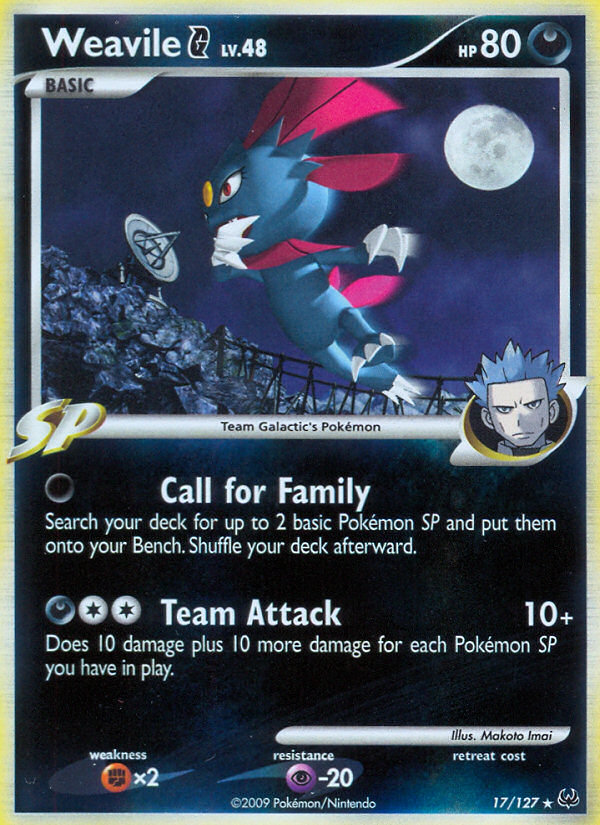 Weavile G — Platinum #17/127
