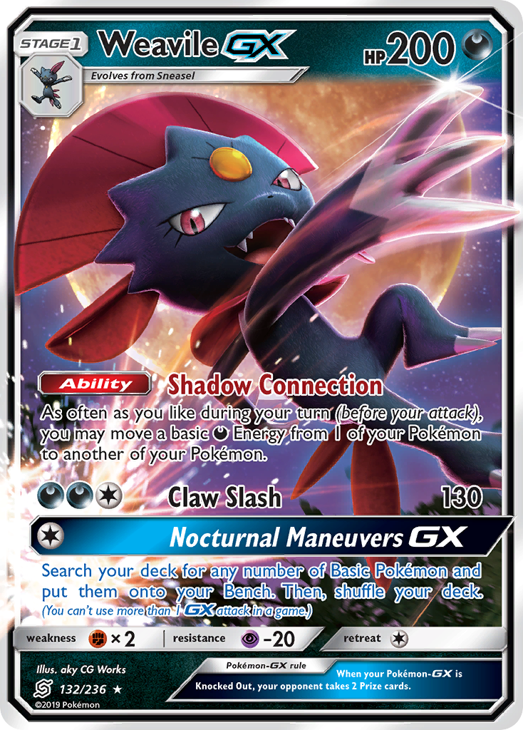 Weavile GX — SM - Unified Minds #132/236