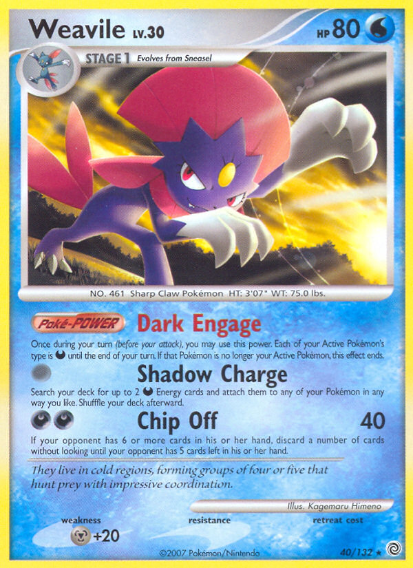 Weavile — Secret Wonders #40/132