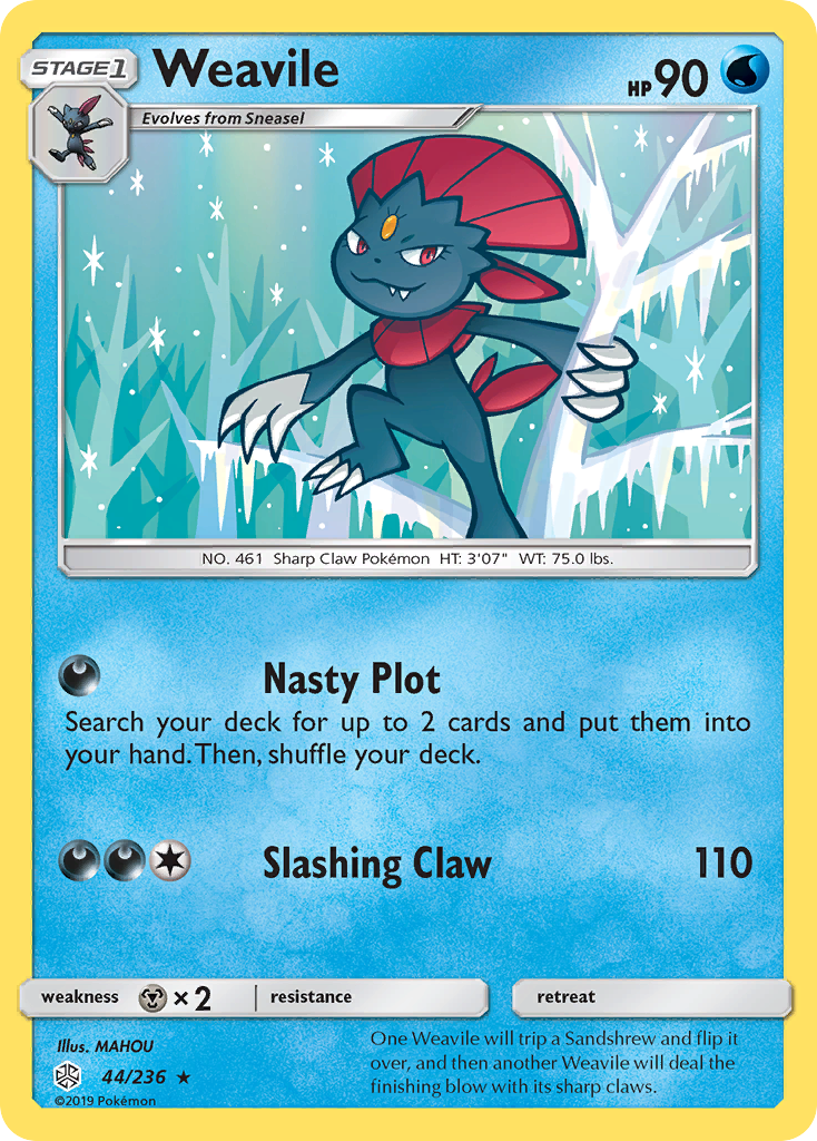 Weavile — SM - Cosmic Eclipse #44/236