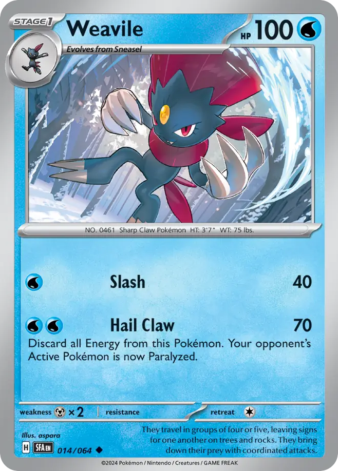 Weavile — SV: Shrouded Fable #014/064
