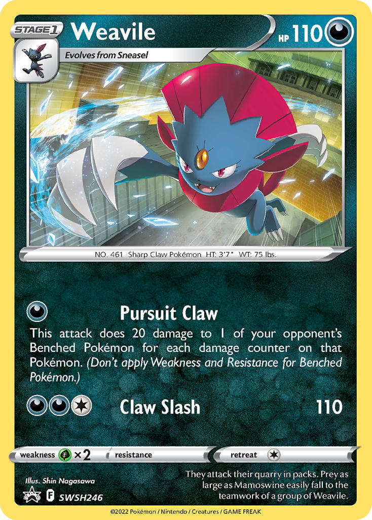 Weavile — SWSH: Sword & Shield Promo Cards #SWSH246