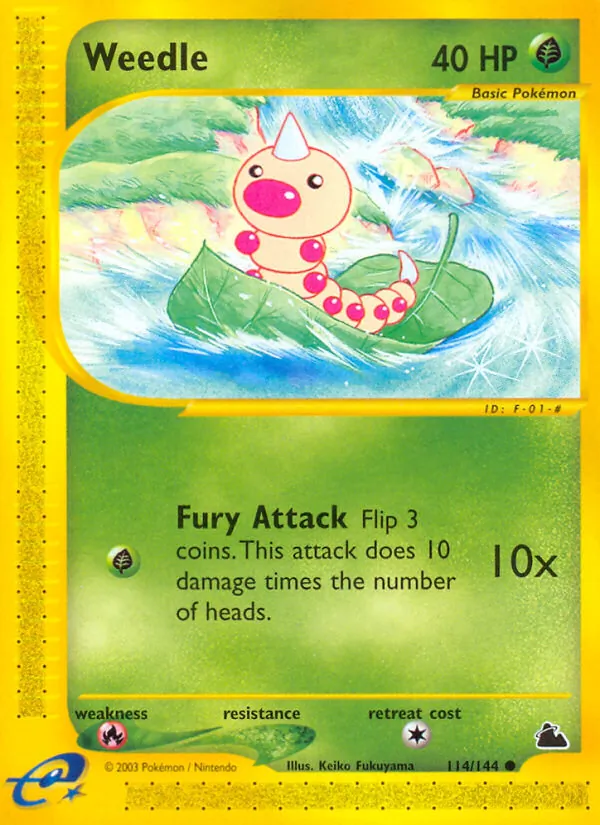 Weedle (114) — Skyridge #114/144