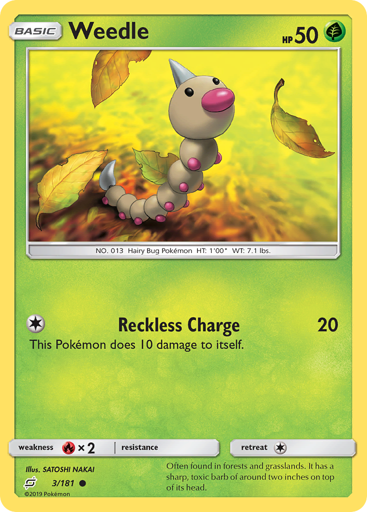 Weedle (3) — SM - Team Up #3/181