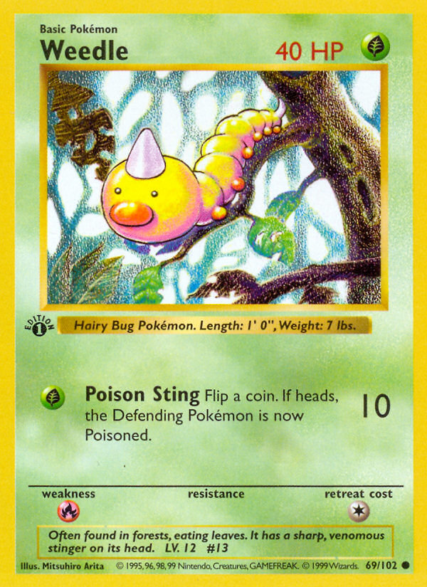 Weedle — Base Set #069/102