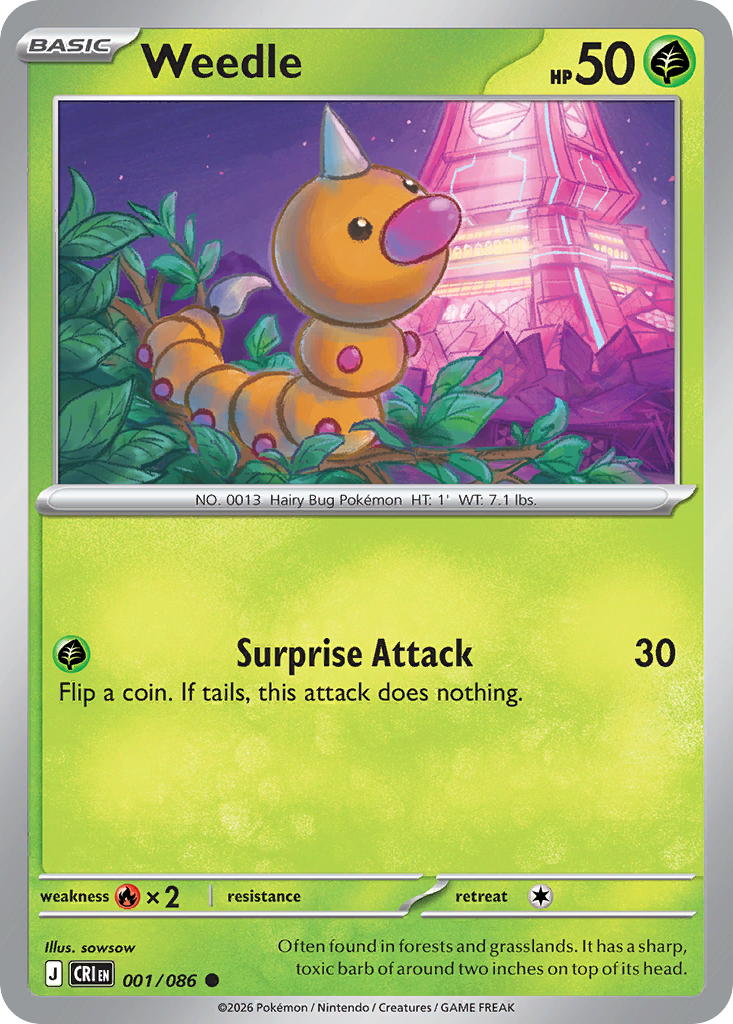 Weedle — ME04: Chaos Rising #001/086