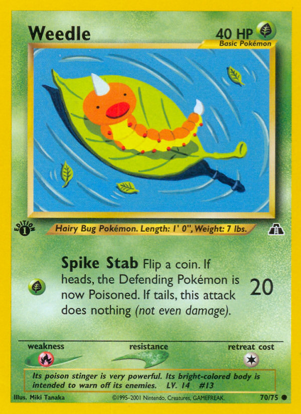 Weedle — Neo Discovery #70/75