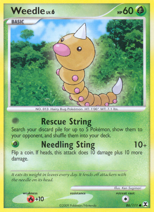 Weedle — Rising Rivals #86/111