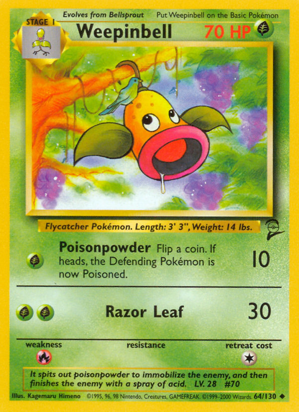 Weepinbell — Base Set 2 #064/130