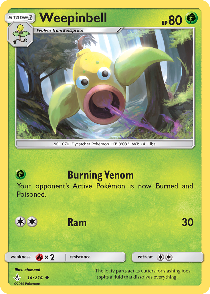 Weepinbell — SM - Unbroken Bonds #14/214