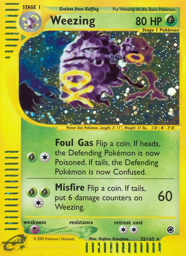 Weezing (32) — Expedition #032/165