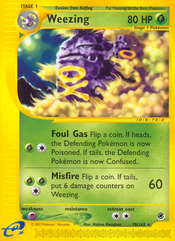 Weezing (70) — Expedition #070/165