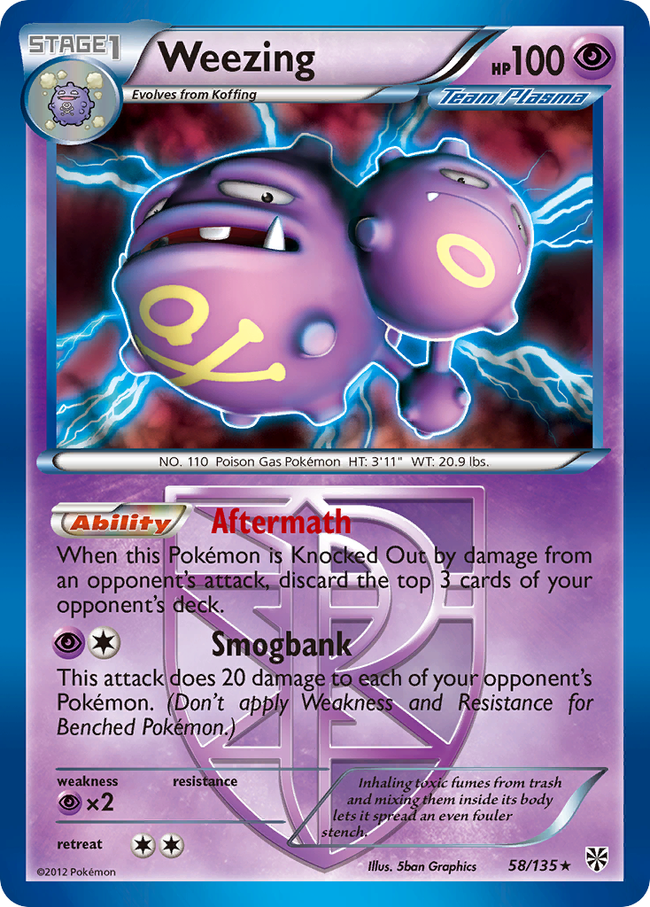 Weezing — Deck Exclusives #058/135
