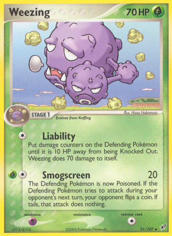 Weezing — Deoxys #51/107