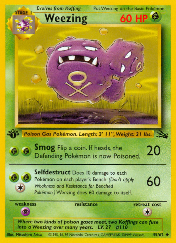Weezing — Fossil #45/62