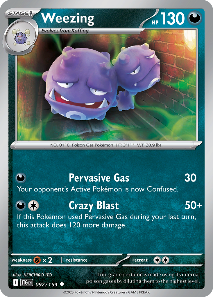 Weezing — SV09: Journey Together #092/159
