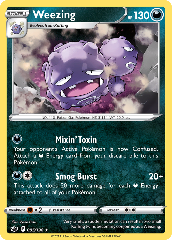 Weezing — SWSH06: Chilling Reign #095/198
