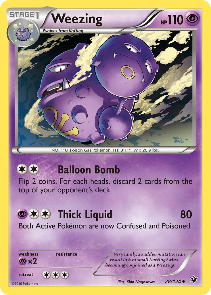 Weezing — XY - Fates Collide #28/124