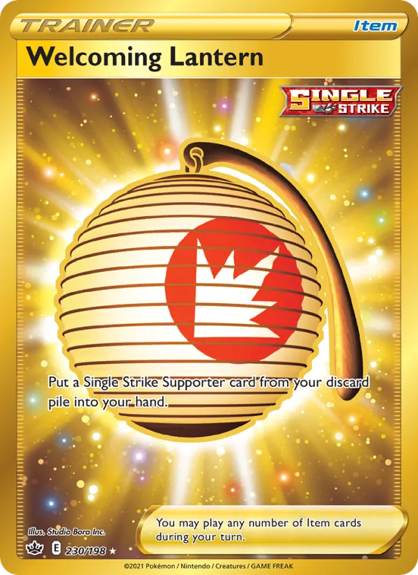 Welcoming Lantern (Secret) — SWSH06: Chilling Reign #230/198