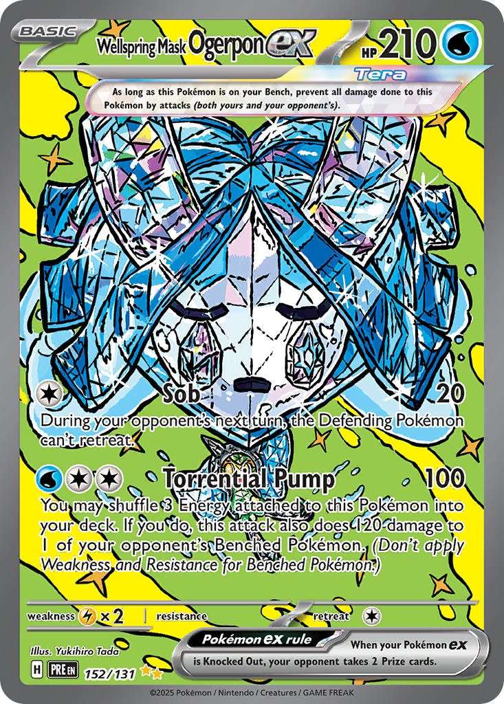 Wellspring Mask Ogerpon ex — SV: Prismatic Evolutions #152/131