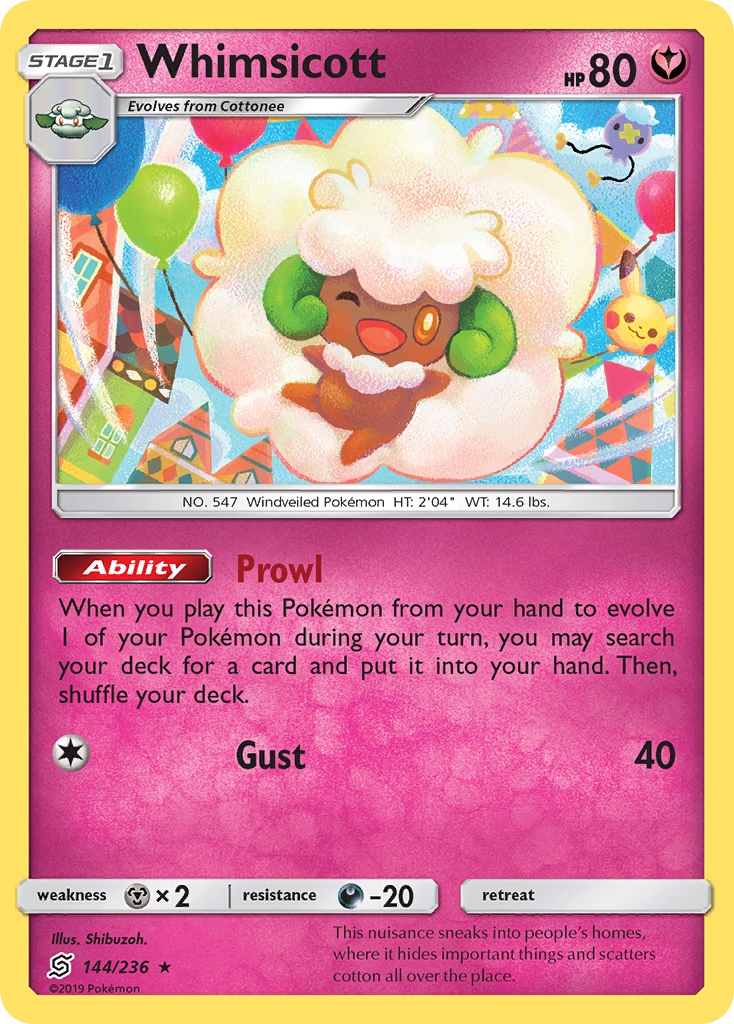 Whimsicott — SM - Unified Minds #144/236