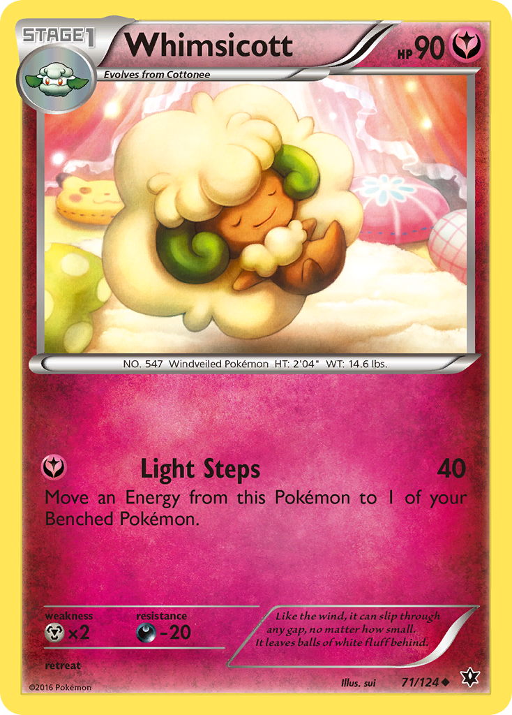 Whimsicott — XY - Fates Collide #71/124