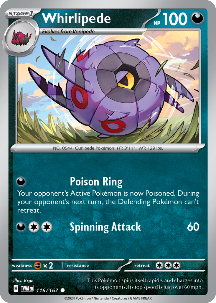 Whirlipede — SV06: Twilight Masquerade #116/167