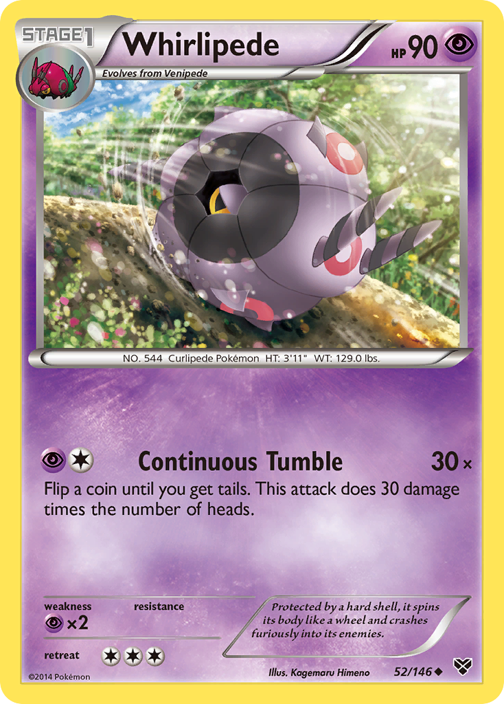 Whirlipede — XY Base Set #52/146