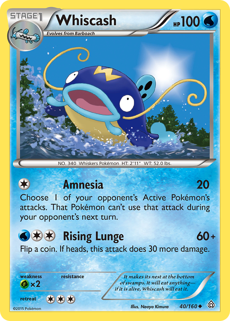 Whiscash — XY - Primal Clash #40/160