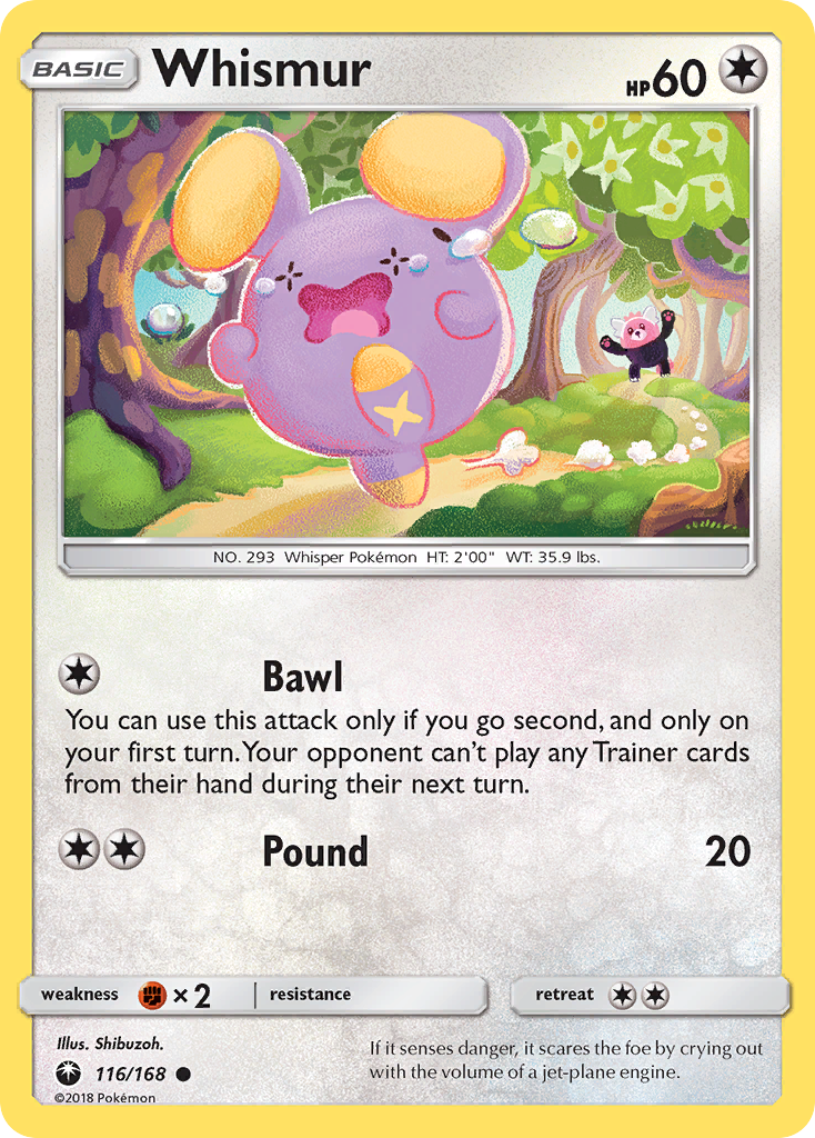 Whismur (116) — SM - Celestial Storm #116/168