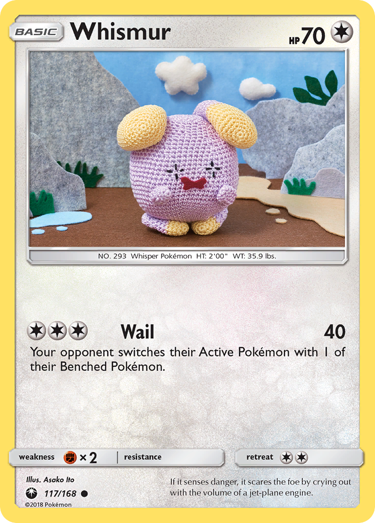 Whismur (117) — SM - Celestial Storm #117/168