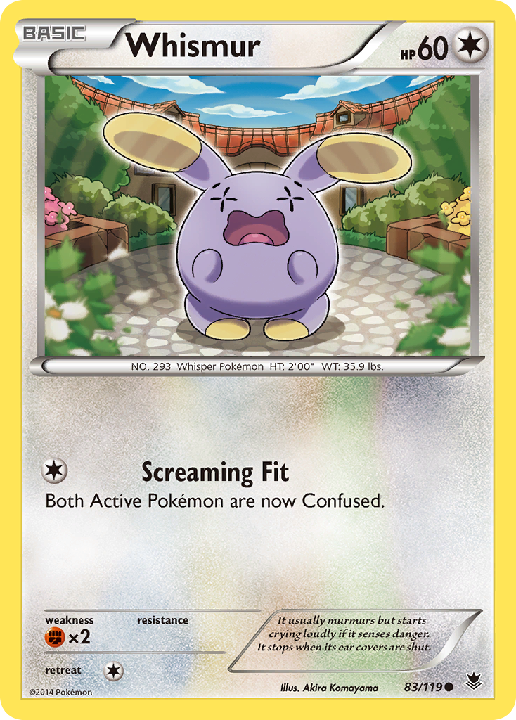 Whismur — XY - Phantom Forces #83/119