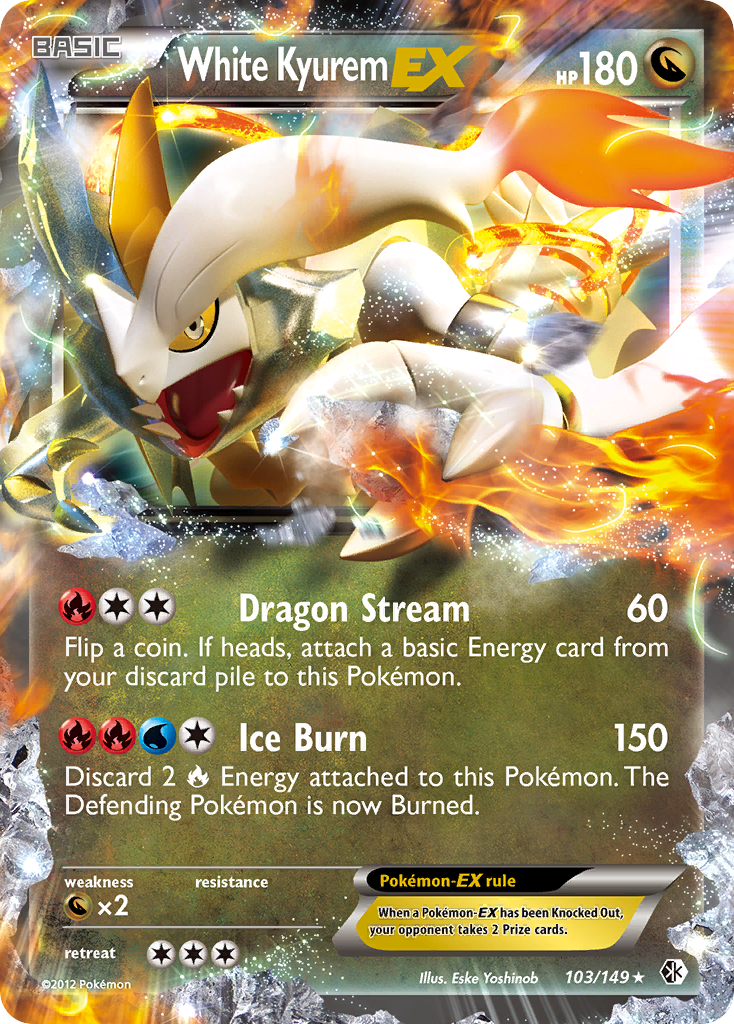White Kyurem EX — Boundaries Crossed #103/149