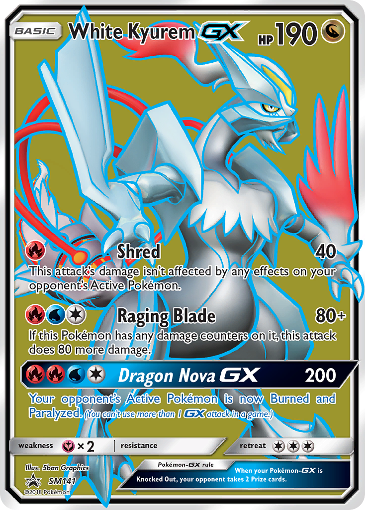 White Kyurem GX — Jumbo Cards #SM141