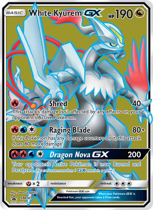 White Kyurem GX — SM Promos #SM141