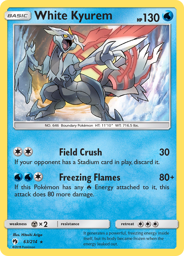 White Kyurem — SM - Lost Thunder #63/214