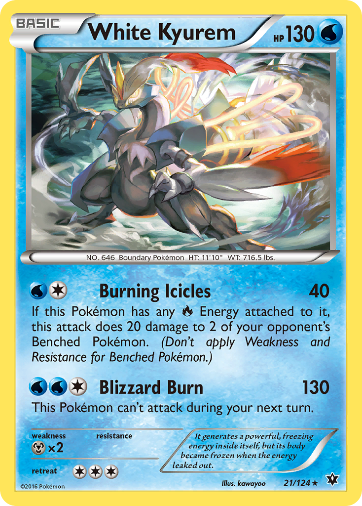 White Kyurem — XY - Fates Collide #21/124