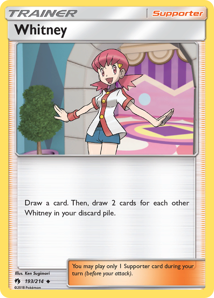 Whitney — SM - Lost Thunder #193/214