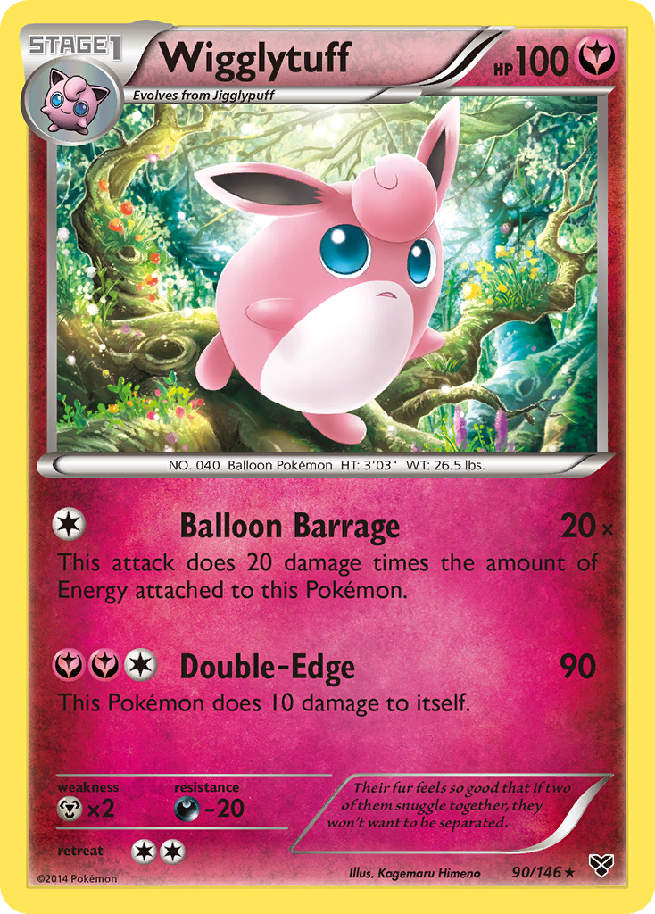 Wigglytuff (90) — XY Base Set #90/146