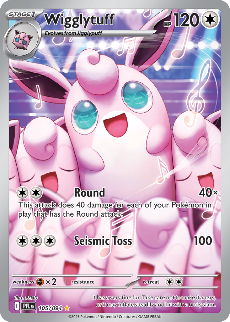 Wigglytuff — ME02: Phantasmal Flames #105/094