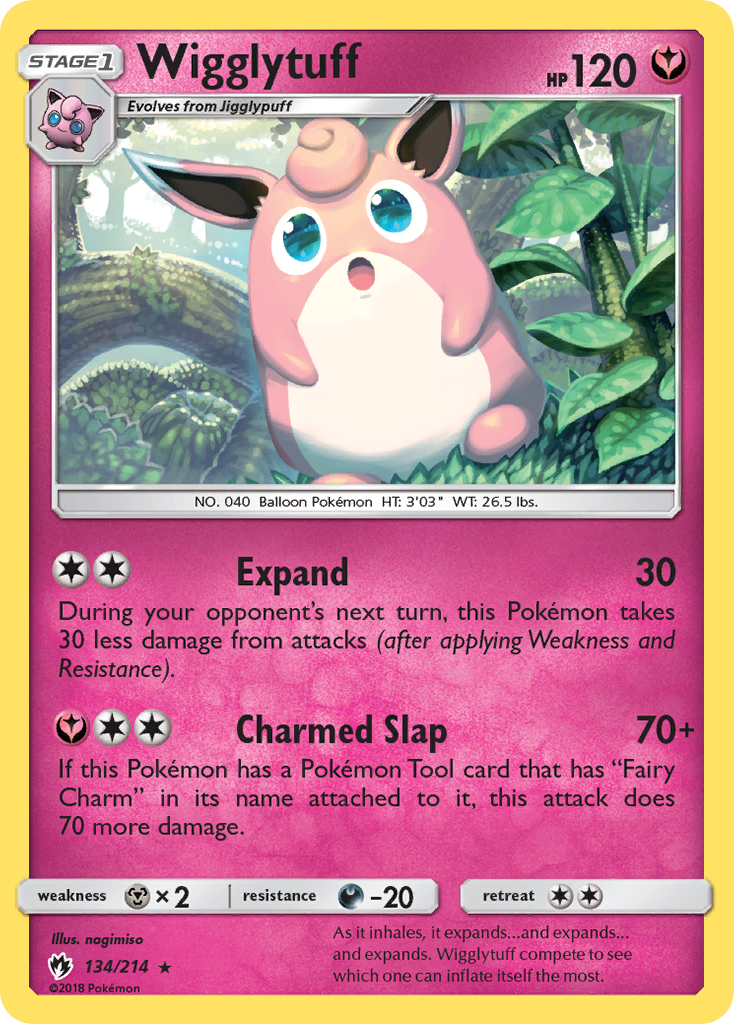 Wigglytuff — SM - Lost Thunder #134/214