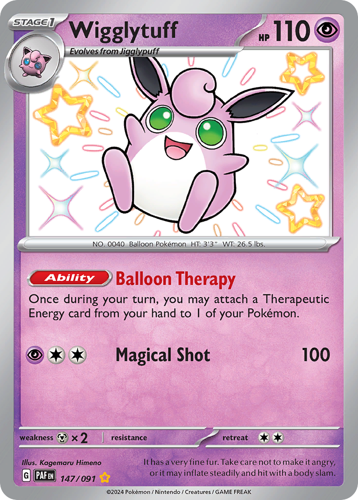 Wigglytuff — SV: Paldean Fates #147/091