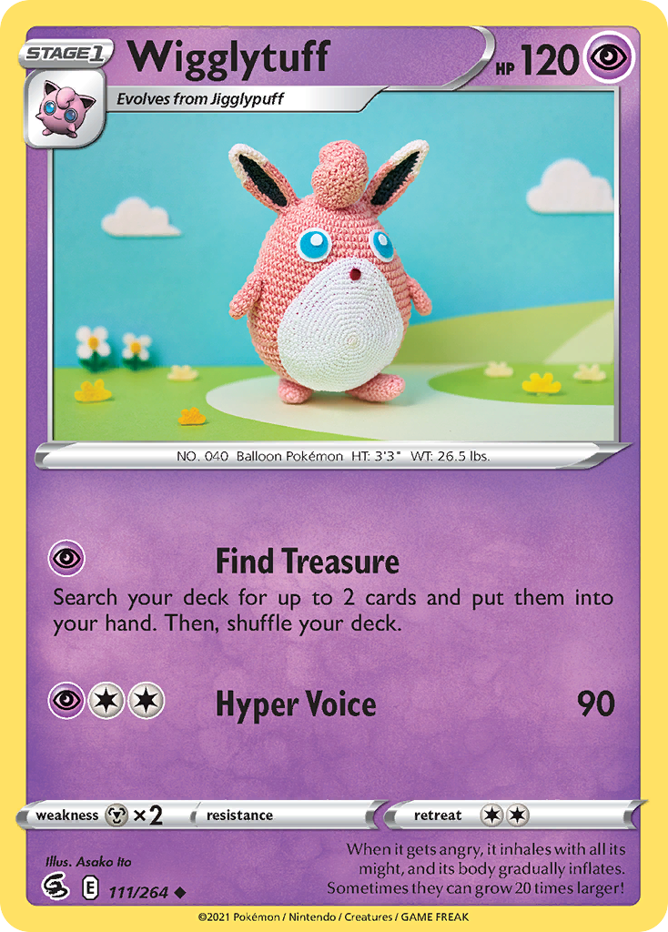 Wigglytuff — SWSH08: Fusion Strike #111/264