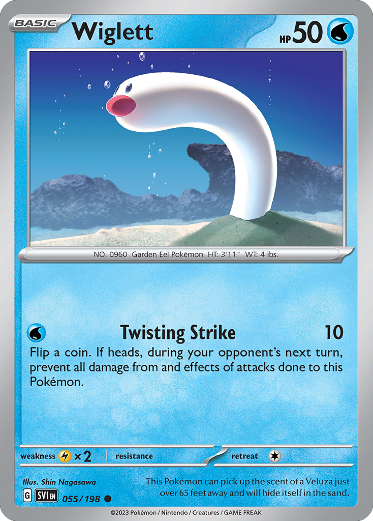 Wiglett — SV01: Scarlet & Violet Base Set #055/198