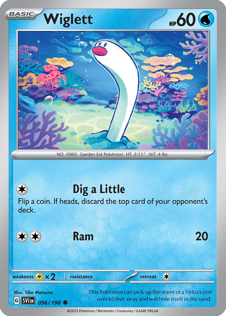 Wiglett — SV01: Scarlet & Violet Base Set #056/198