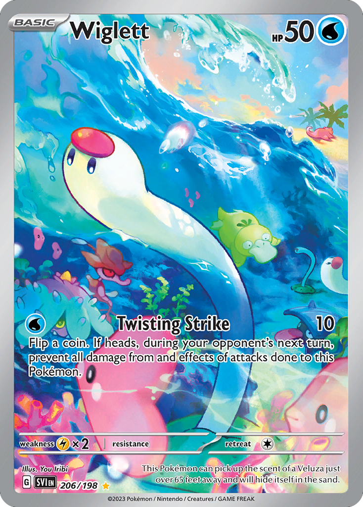 Wiglett — SV01: Scarlet & Violet Base Set #206/198