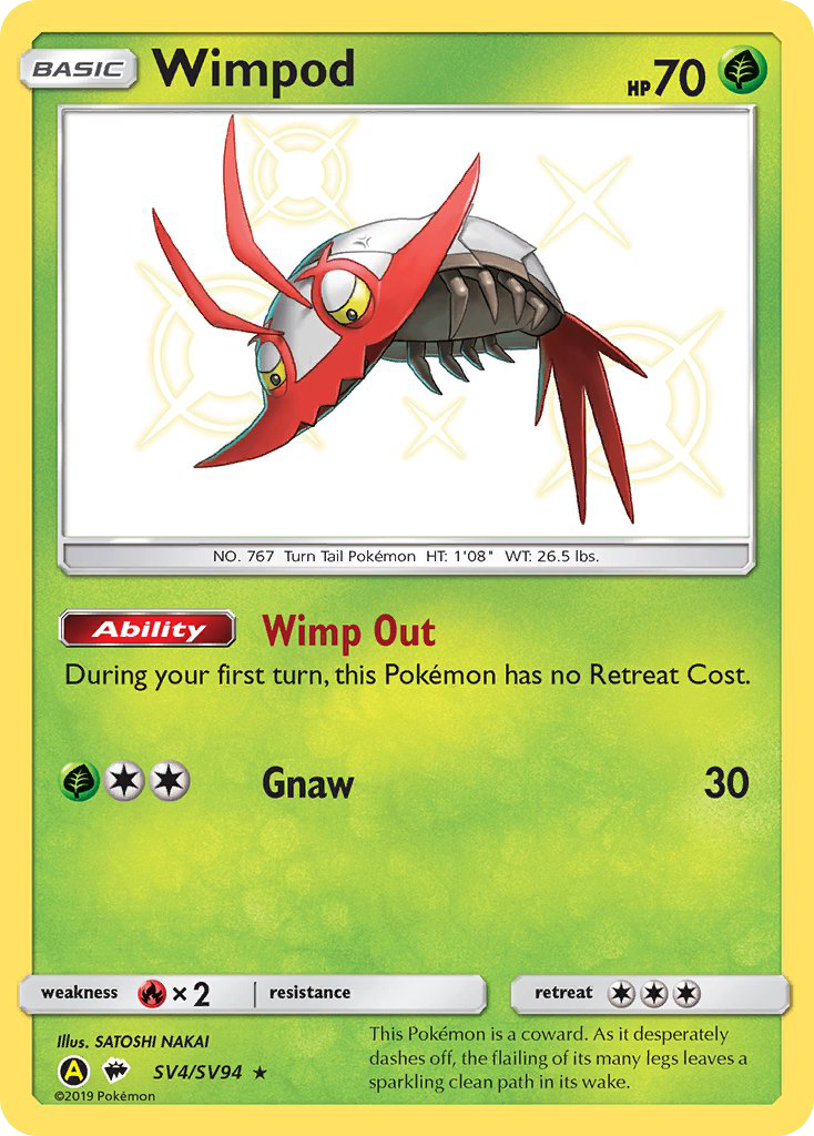Wimpod — Hidden Fates: Shiny Vault #SV4/SV94