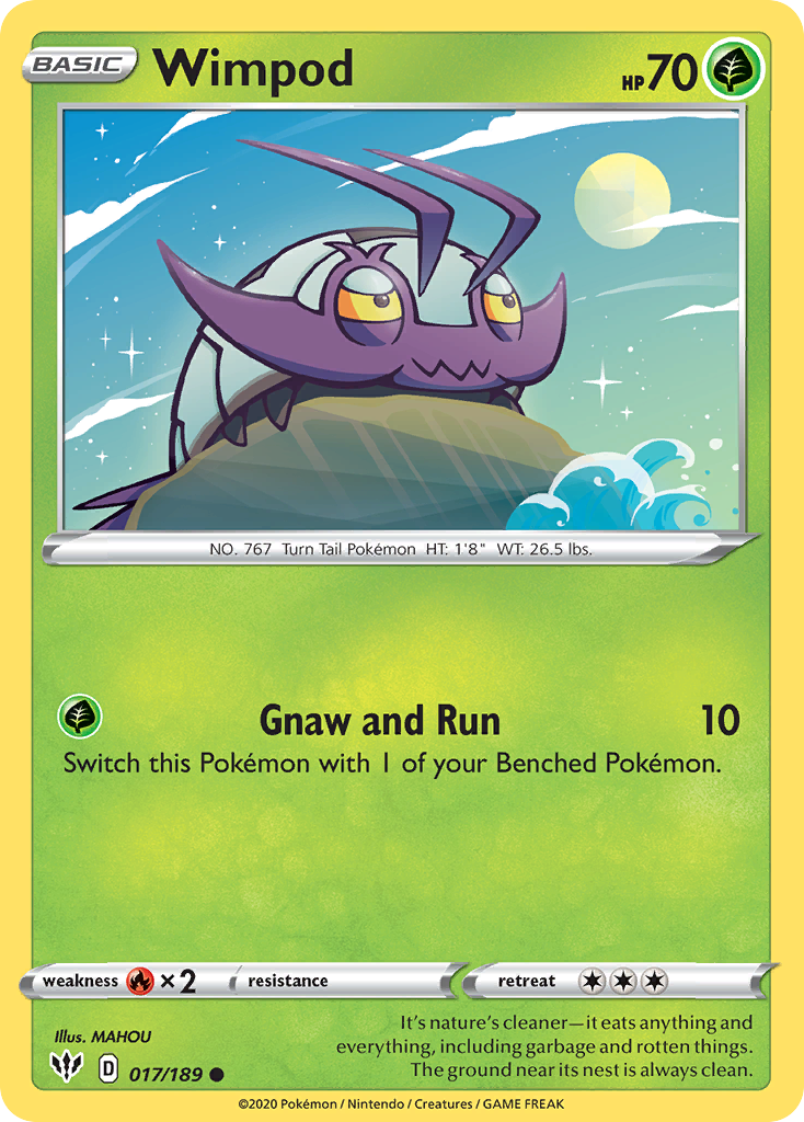 Wimpod — SWSH03: Darkness Ablaze #017/189